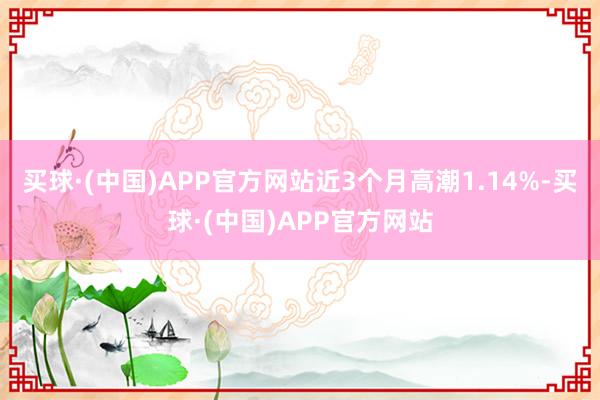 买球·(中国)APP官方网站近3个月高潮1.14%-买球·(中国)APP官方网站